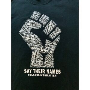 Fruit of the Loom, Say Their Name , Black Lives Matter T-Shirt size Medium‎